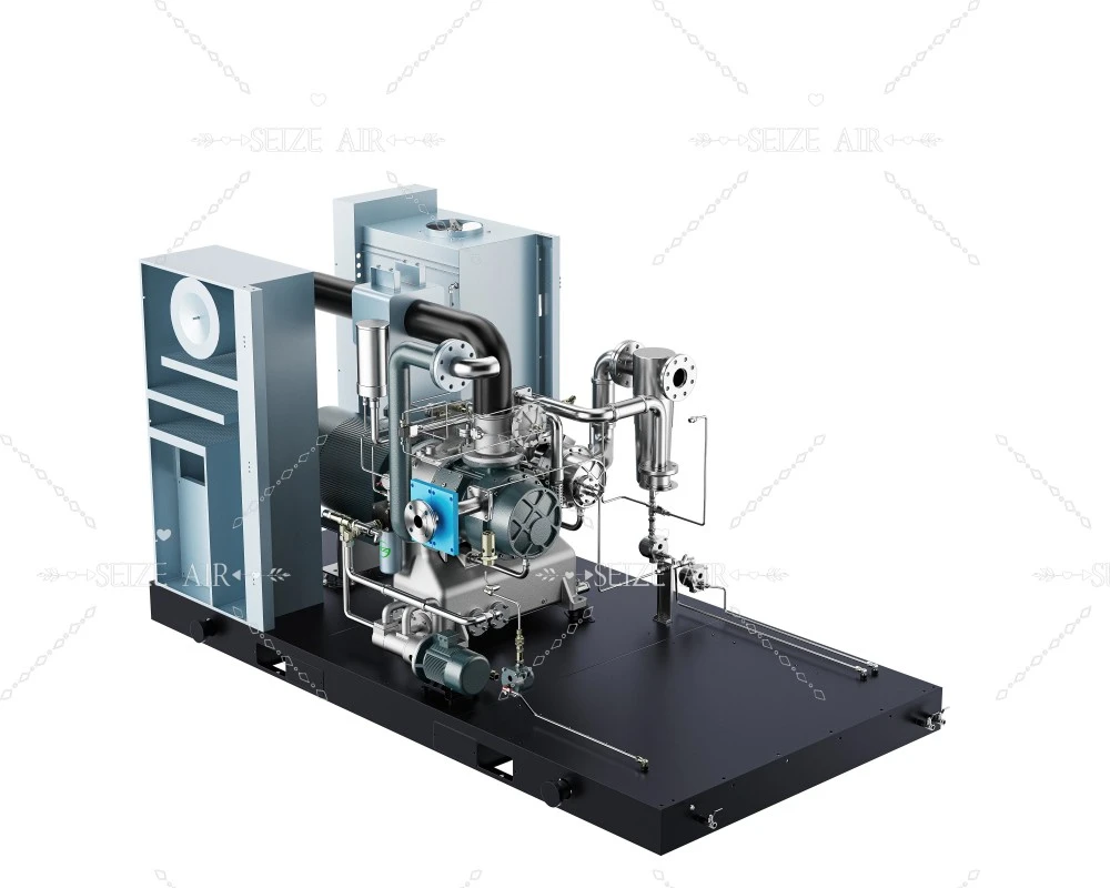Medical Pm Vsd Dry Type Oil Free Screw Air Compressor